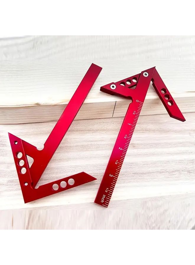 أداة قياس زاوية مركز الألومنيوم 45 90 درجة أداة وضع علامات دقيقة - Image 2