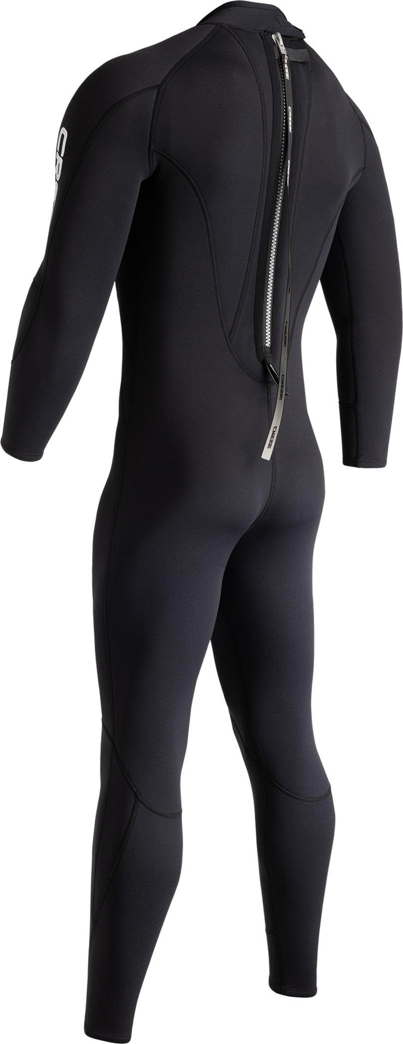 Cressi Cressi Men Summer Wetsuit One-Piece Wetsuit, 2.5 mm Ultrastretch Neoprene - Black, L - Image 2