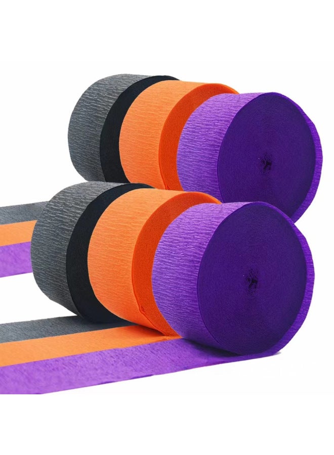 Lieyang Color Crepe Paper Roll 4.5*25 Holiday Party Wedding Party Supplies Long Pleated Paper Venue Layout - Image 3