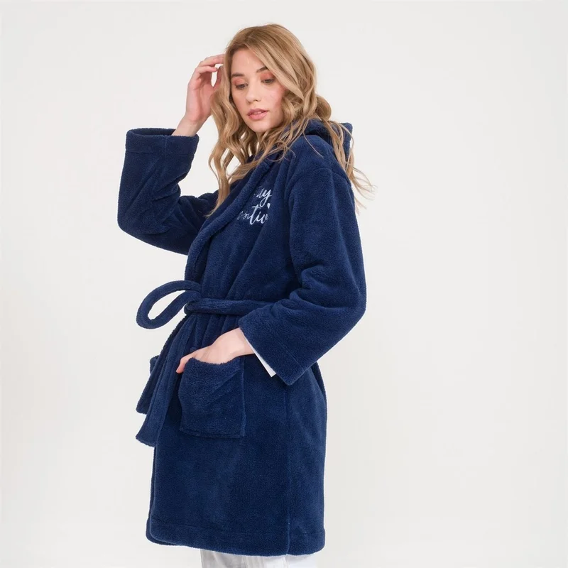 ميسبيغا Welsoft Hooded Plush Women's Dressing Gown