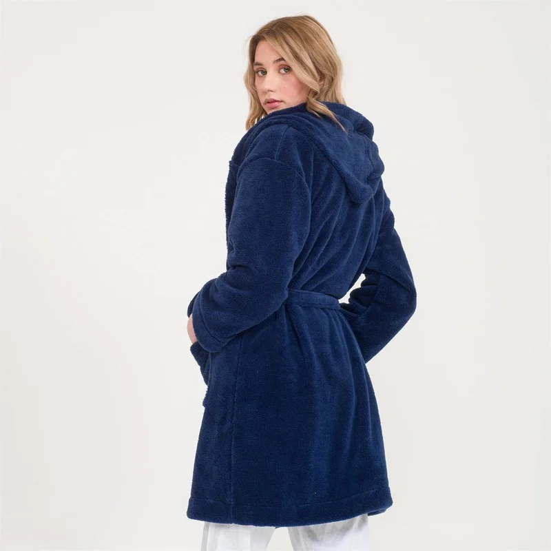 ميسبيغا Welsoft Hooded Plush Women's Dressing Gown