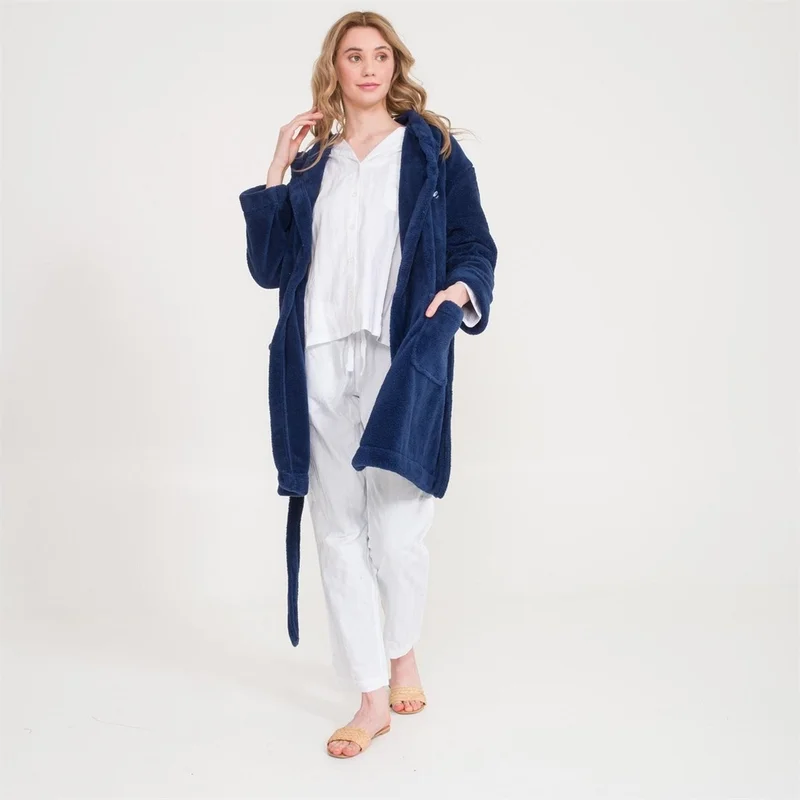 ميسبيغا Welsoft Hooded Plush Women's Dressing Gown