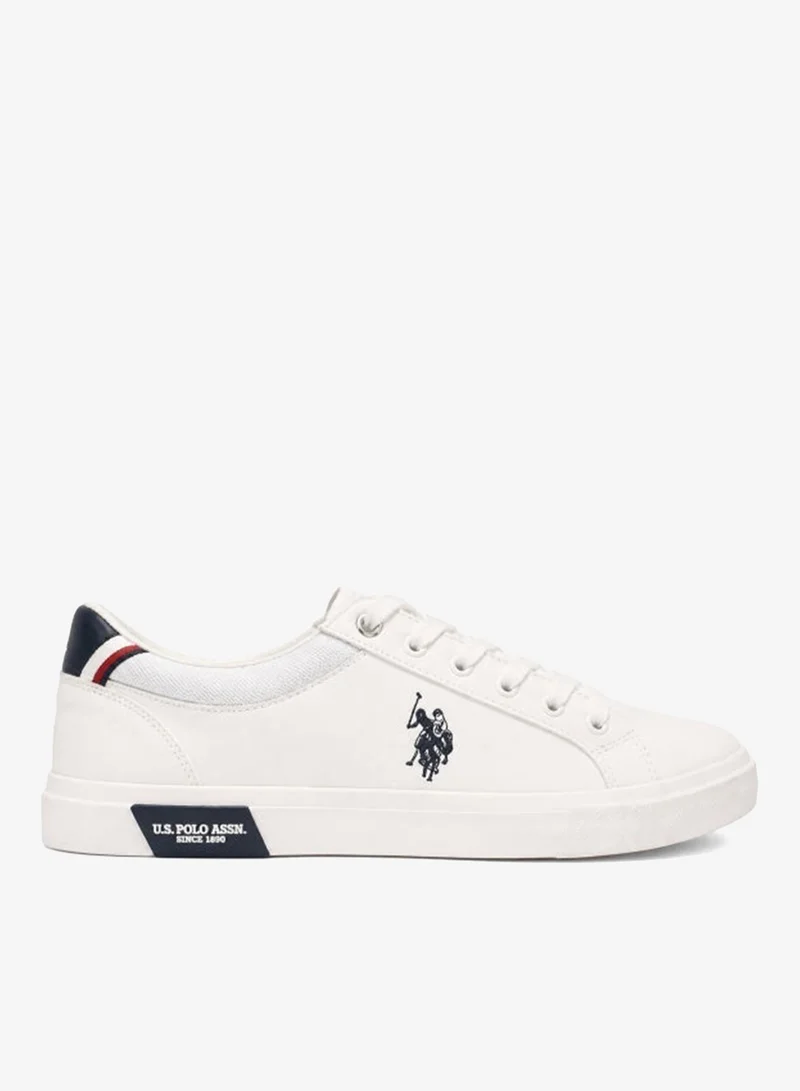 U.S. Polo Assn.  U.S. Polo Assn. Men’s Casual Sneakers | Stylish Lace-Up Everyday Shoes | Lightweight Comfort Walking Shoes | Classic White Low-Top Fashion Sneakers for Men for Men | Best Price UAE