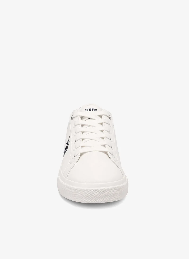 U.S. Polo Assn.  U.S. Polo Assn. Men’s Casual Sneakers | Stylish Lace-Up Everyday Shoes | Lightweight Comfort Walking Shoes | Classic White Low-Top Fashion Sneakers for Men for Men | Best Price UAE