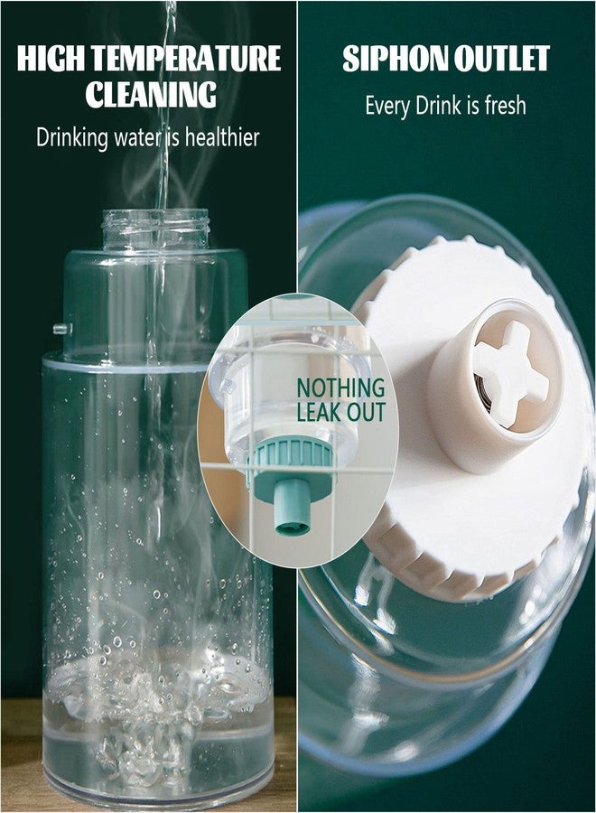 كاثسون موزع مياه وطعام أوتوماتيكي معلق من كاثسون سعة 35 أونصة، يعمل بالجاذبية، مناسب للحيوانات الأليفة مثل الأرانب والقطط والكلاب والشنشيلة وخنازير غينيا والقنافذ والنموس (موزع مياه). - Image 2