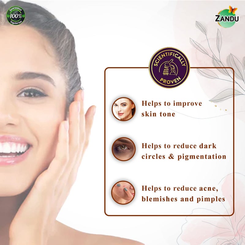 Zandu Kumkumadi Taila 30ml Ayurvedic Face Oil for Glowing Skin  Skin Brightening Serum with Saffron  25 Potent Herbs  Helps Improve Skin Radiance  Helps Reduce Acne Pimples  Both Men  Women - Image 4