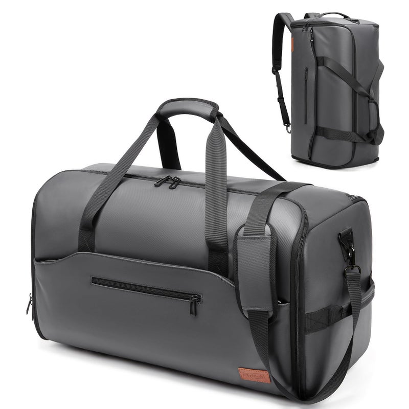 Garment Duffle Bags for TravelMoulyan Convertible Garment Bag with Shoe Compartment3 in 1 Waterproof Travel Suit Bag with Shoulder Strap for Men Women