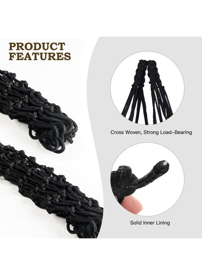 MIYABALA 2PCS Hay Net for Horses,Slow Feed Hay Bag for Horses Goat Sheep,Hanging Hay Feeder Bag for Horses Stable Stall Paddock Rest Toy - Image 4