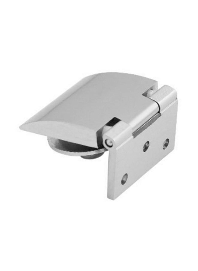 Atlantic Atlantic Brass Heavy Glass Door Hinges for Home, Office, Hotel (S.S. Finish) Pack of 4 Piece  - Image 4