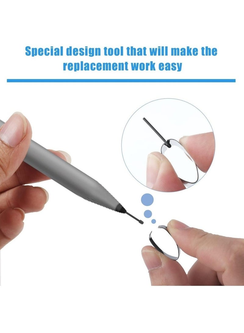 20 قطعة من رؤوس أقلام التحديد لاستبدال قلم ستايلس Remarkable 2 رؤوس ناعمة سوداء - Image 5