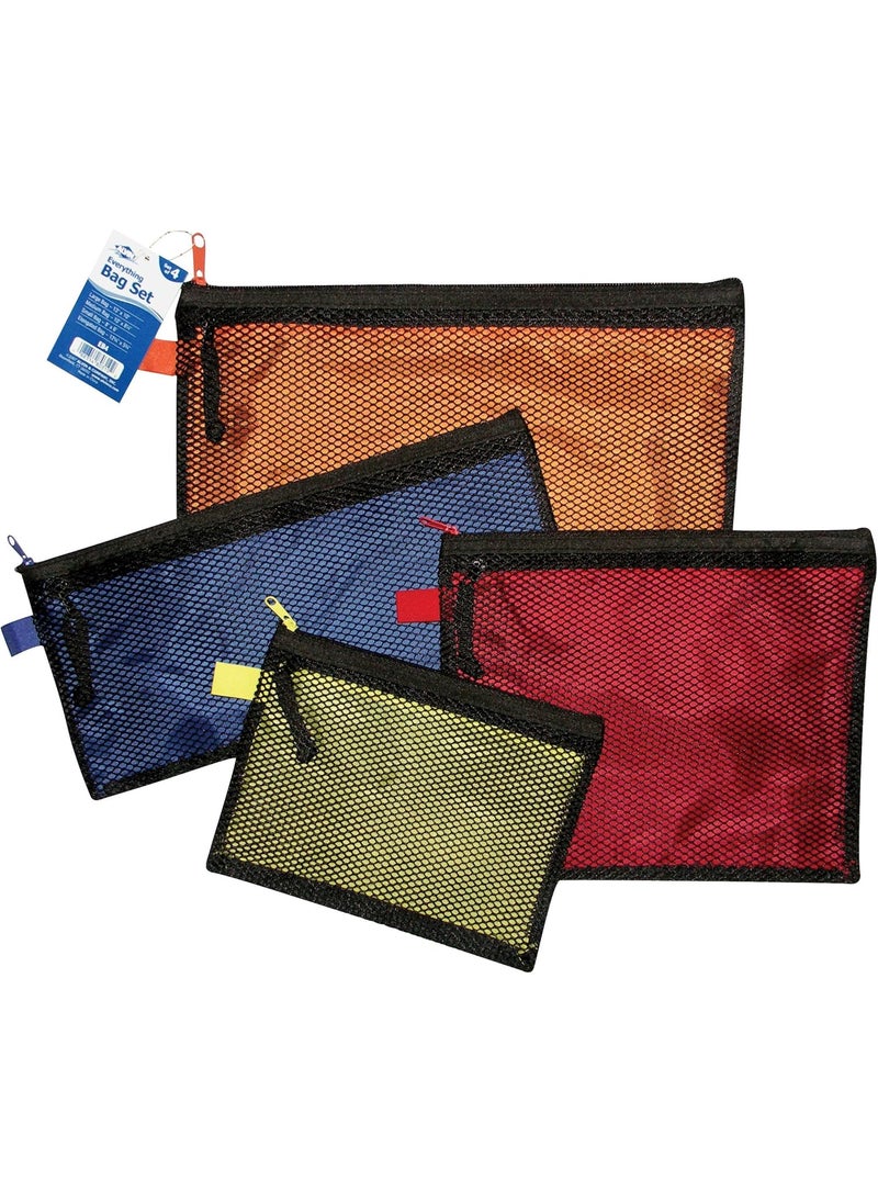 Alvin Alvin EB4 Everything Bag Set Mesh Pouches  4 Pieces Assorted Sizes  - Image 1