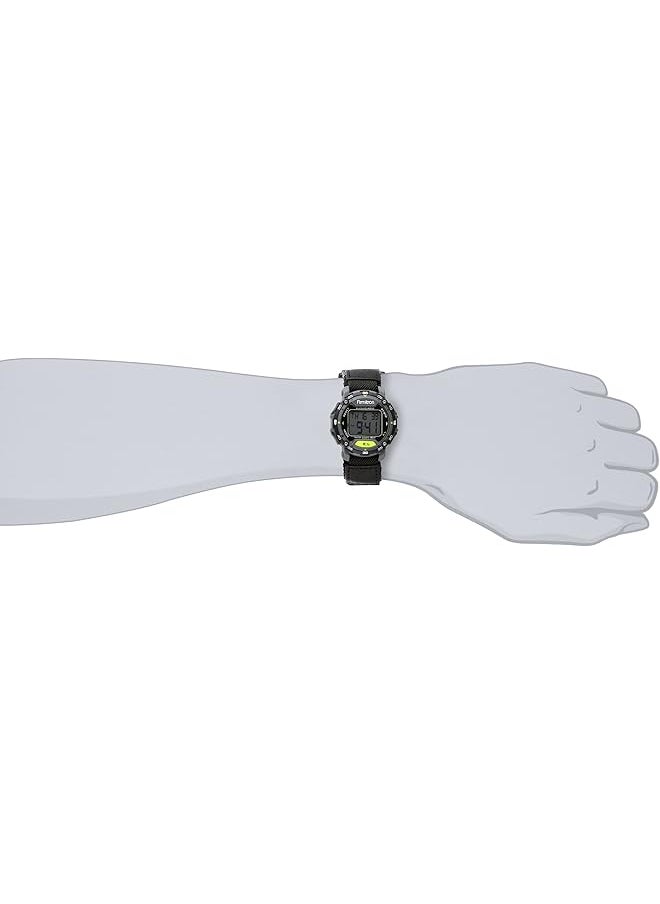 Armitron - Sport Unisex 40 8291Blk Gray Accented Digital Chronograph Black Nylon Strap Watch - Image 1