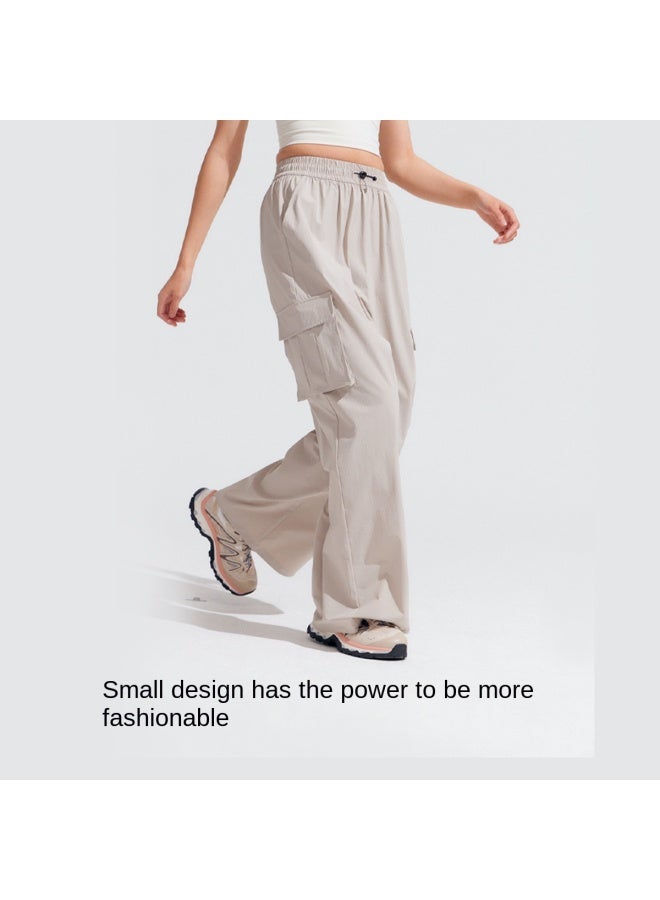 VVC Zero Feel Series Women's Workwear Sun Protection Pants - Lightweight, Breathable, Loose Wide-leg Trousers With Airy Sun Protection - Image 4