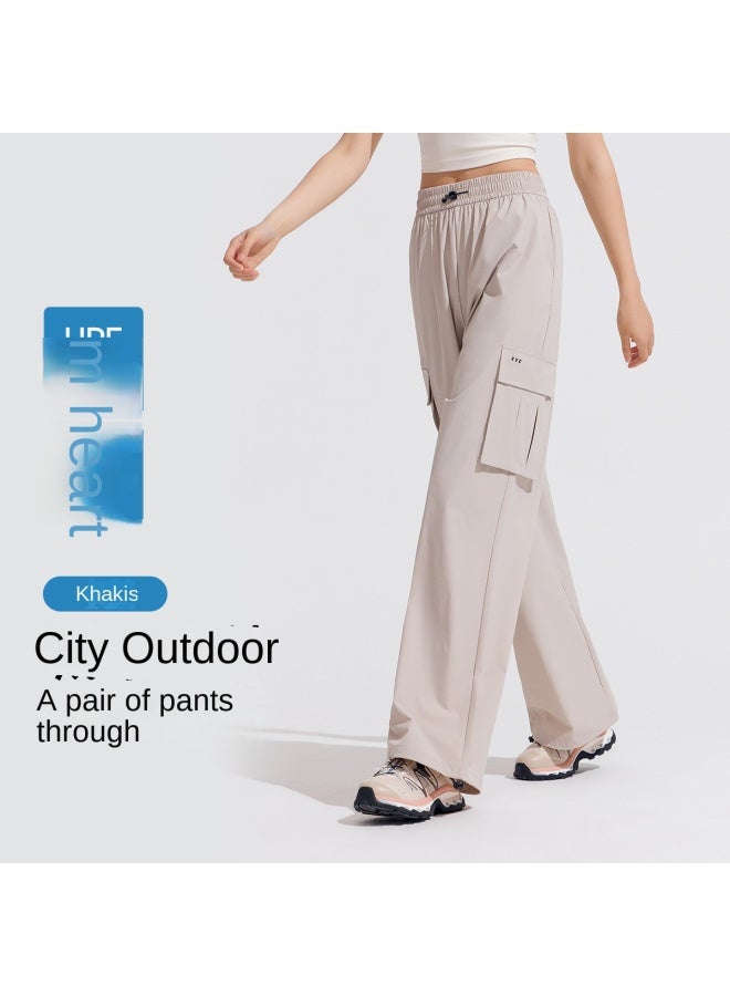 VVC Zero Feel Series Women's Workwear Sun Protection Pants - Lightweight, Breathable, Loose Wide-leg Trousers With Airy Sun Protection - Image 2