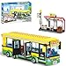 INRATELL City Town Bus Station Building Block Set  386 Pieces Educational Learning Creative STEM Bus Toy Ideal Gift for Kids Boys and Girls Ages 6 and Up - Image 2