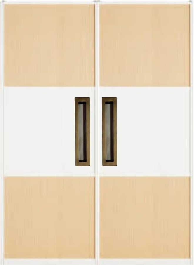 فاست مقبض باب منزلق مخفي ومقبض سحب باب مخفي من النحاس العتيق بتصميم معماري كامل من FAST CSH02 (بني، 160 مم) - Image 4