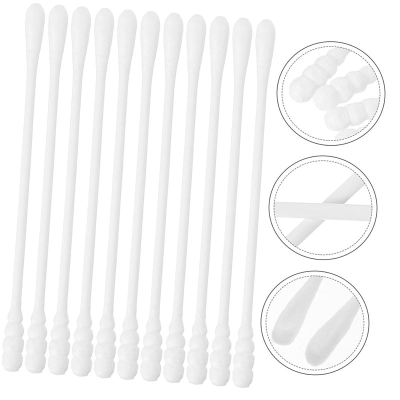 2sets Cotton Swabs for Care Beauty 2 Heads 74mm Safe for Belly Button 200pcs*2 - Image 2