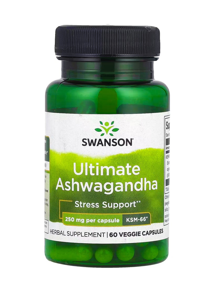 SWANSON Ultimate Ashwagandha, 250 mg , 60 Veggie Capsules