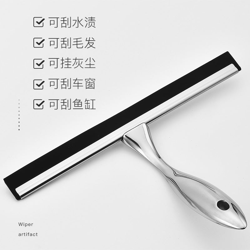 Manual Bathroom Wiper Zinc Alloy Window Scraper Glass Cleaner Glass Scraper Stainless Steel Wiper Glass - Image 3