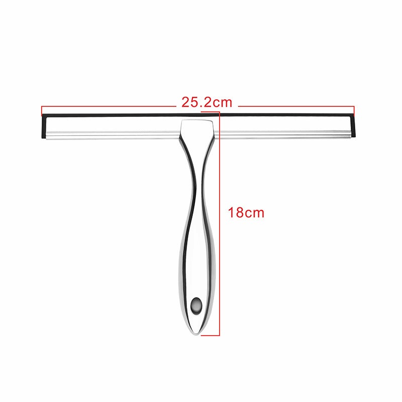 Manual Bathroom Wiper Zinc Alloy Window Scraper Glass Cleaner Glass Scraper Stainless Steel Wiper Glass - Image 5