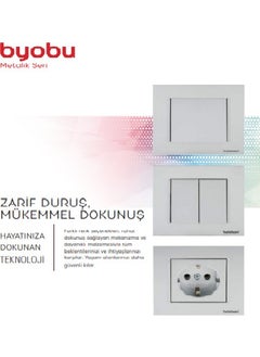 Netelsan Byobu White Single Frame - 1 Piece  - Image 2