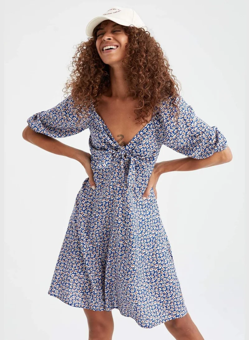 DeFacto Floral Print Dress