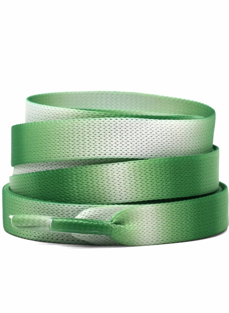 2 Pairs Flat Wide Shoelaces, 2/5 Inch, for Athletic Sneakers Running Shoes and Boots - Image 3