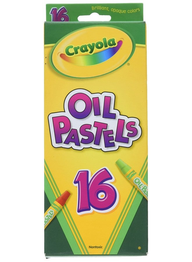 Crayola أقلام الباستيل الزيتية من بيني و سميث 524616 بحجم عملاق مع طرف مدبب - 16 قطعة - Image 1
