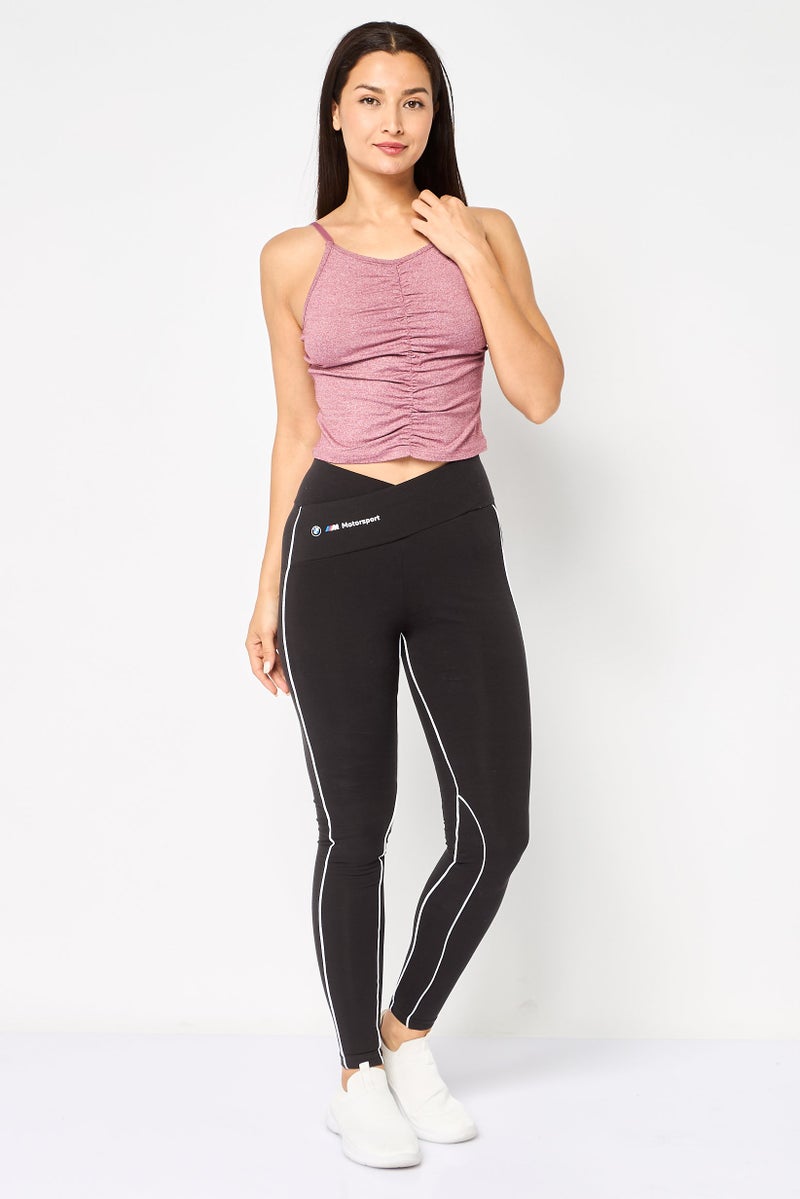 PUMA بنطلونات رياضية نسائية من بومه إكس بي إم دبليو للسباقات، سوداء - Image 3