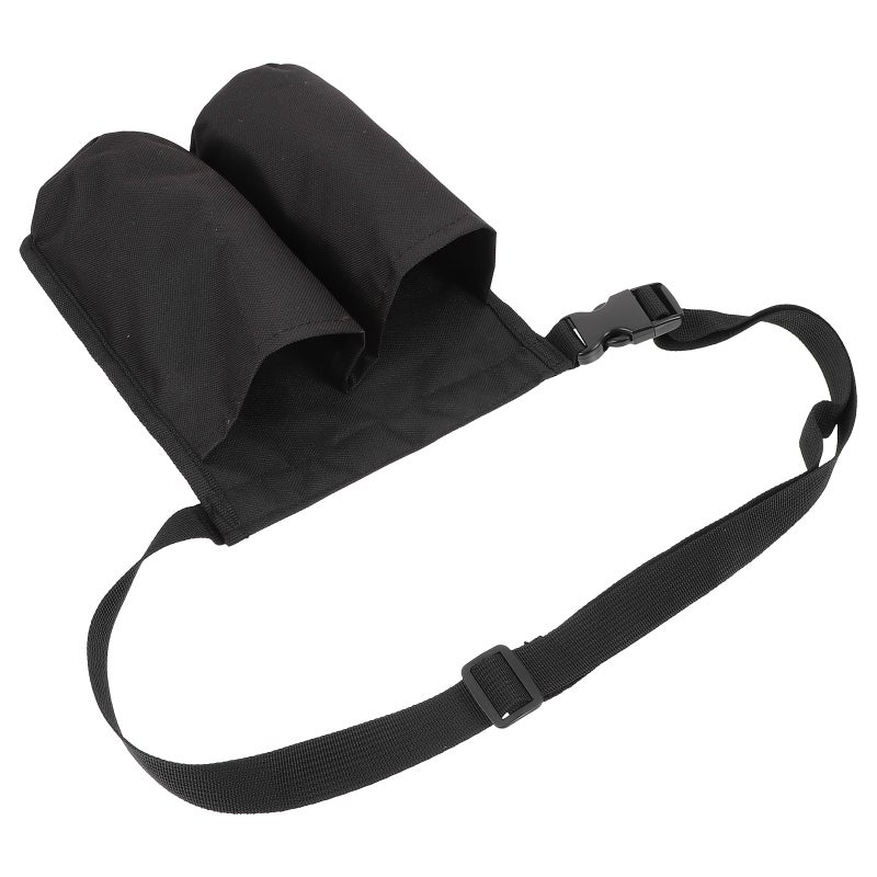 1pc Waist Bag Massage Bottle Storage Bag Holder (Black) - Image 1