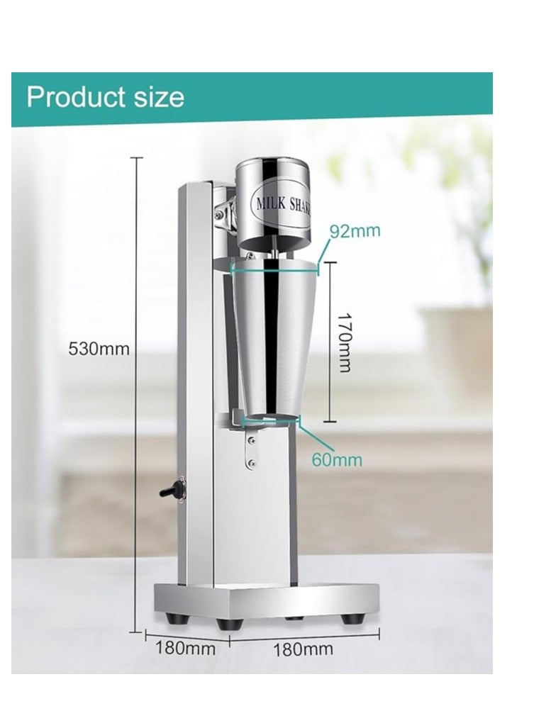 Electric Milk Shaker Machine Drinks Mixer Commercial Milkshake Maker Machine Milkshake Mixer Blenders for Protein Shakes and Mixing Cocktail (Single-head)  - Image 5
