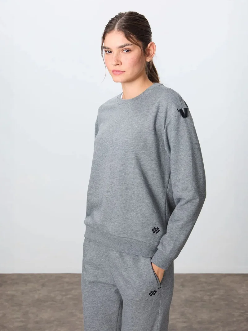 تومي لايف TOMMY Oversized Cotton-polyester Sweatshirt And Pants Set