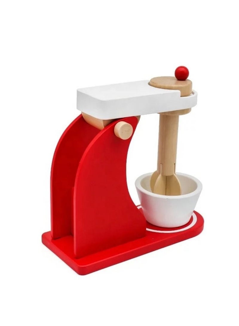 Wooden Toy Mixer Blender Set - Image 2