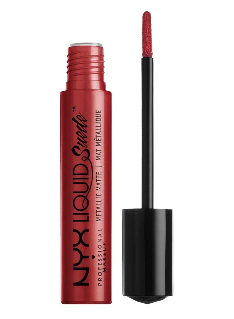 NYX PROFESSIONAL MAKEUP Liquid Suede Metallic Matte Lipstick Acme LSCL35 - Image 1