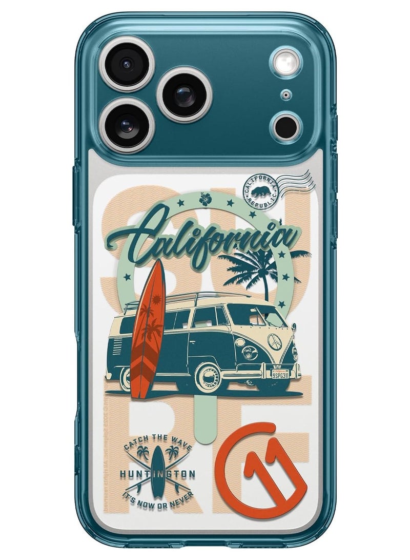 Spigen Ultra Hybrid MagFit for iPhone 17 Pro Case Cover with MagSafe [3D Spatial Effect with Hexa-Layer Print] - C11 Huntington - Image 2