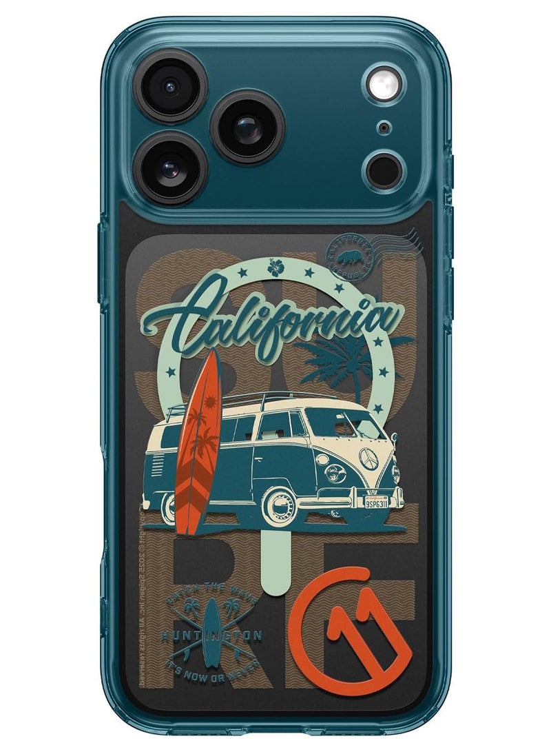 Spigen Ultra Hybrid MagFit for iPhone 17 Pro Case Cover with MagSafe [3D Spatial Effect with Hexa-Layer Print] - C11 Huntington - Image 3