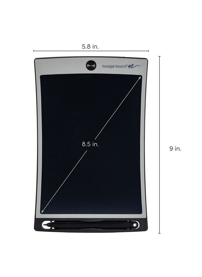 Boogie Board - Jot Reusable Writing Tablet For Adults, 8.5 Digital Notebook With Instant Erase, Digital Notepad With Magnets, Note Taking Tablet For Work Or School, Lunar Gray - Image 1