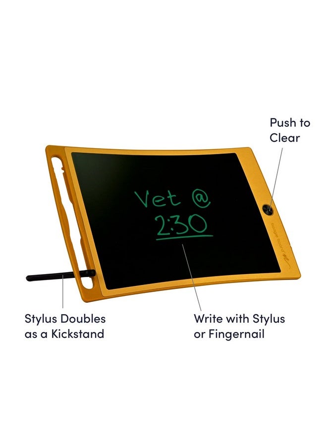 Boogie Board - Jot Reusable Writing Tablet For Adults, 8.5 Digital Notebook With Instant Erase, Digital Notepad With Magnets, Note Taking Tablet For Work Or School, Lunar Gray - Image 1