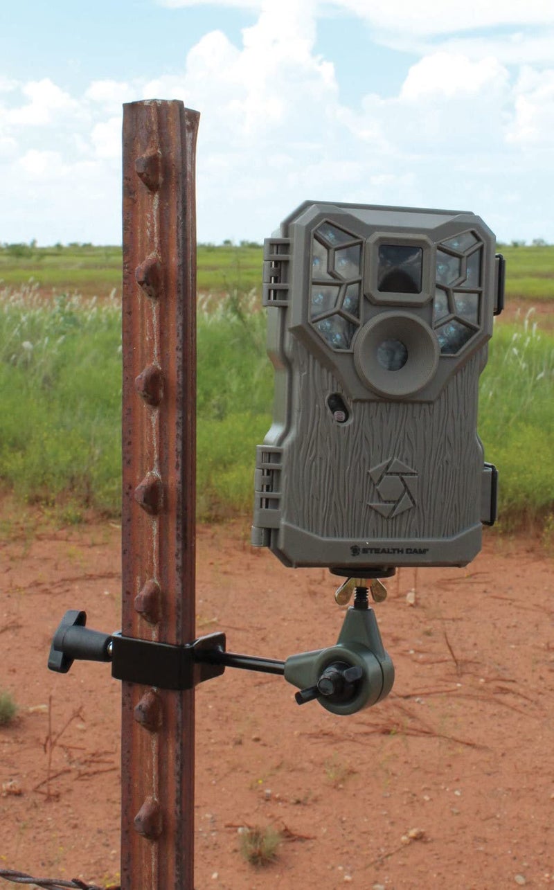 HME T-Post Trail Camera Holder | Compact Sturdy Adjustable Design | Easy Installation & Versatile Compatibility - Image 3