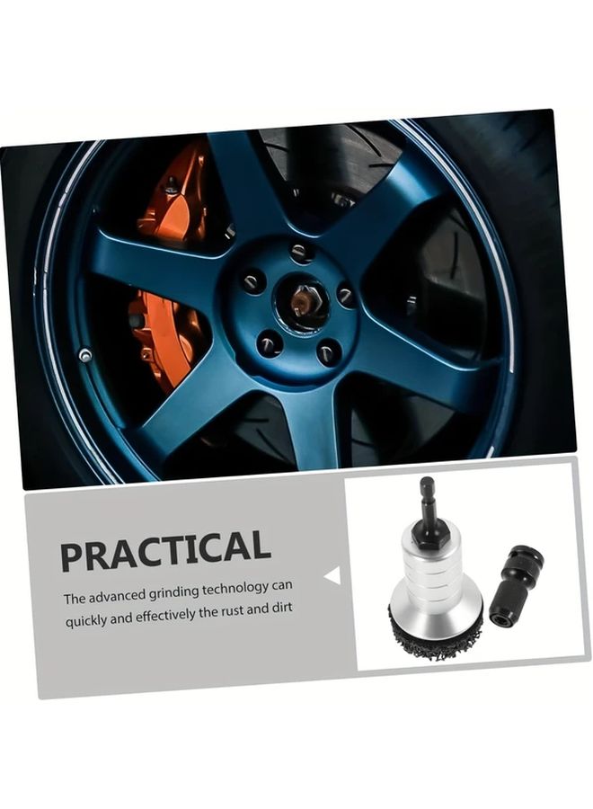 Durable Rust Removal Tool Set 2pcs Ergonomic Handle for Car Wheel Hub Axle Head - Image 5