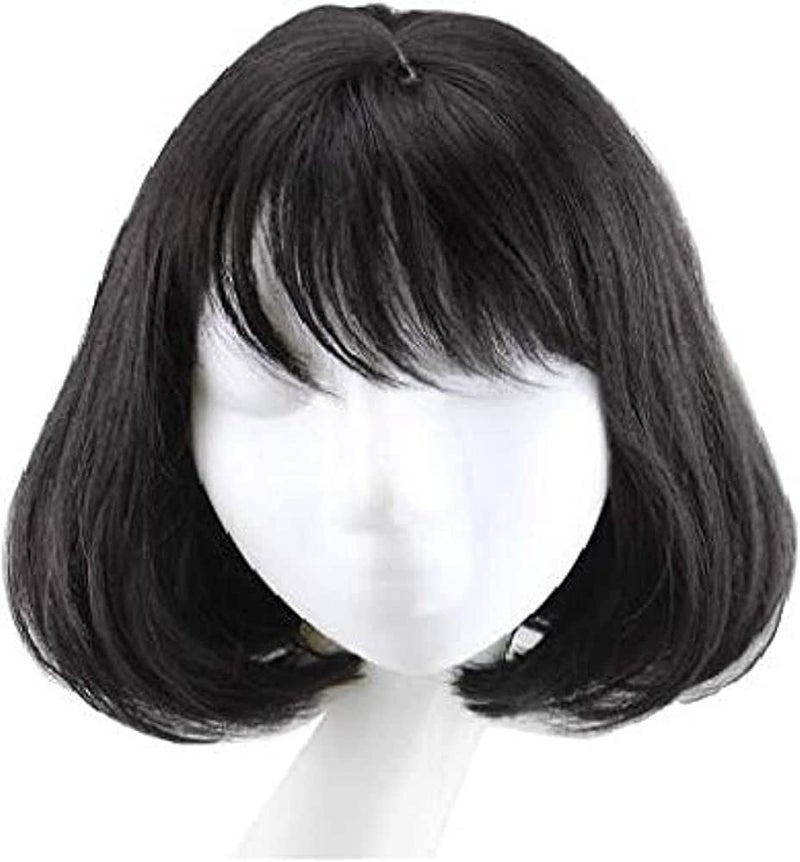 شعر مستعار قصير أسود للنساء من ECIF