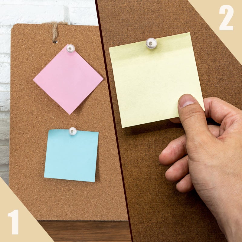 AIEX 100pcs Clear Round Push Pins, Gold Ball Push Pins with Storage Box Round Thumb Tacks Bulk for Daily Study Office Data Storage Organizing Files (Gold) - Image 5