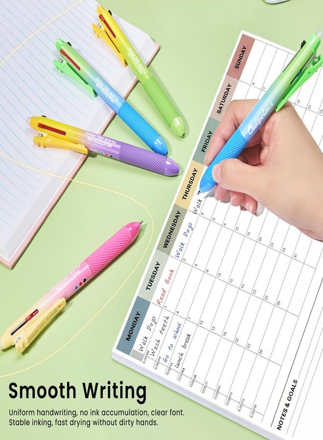 Owlprince Erasable Ballpoint Pen, 3 Colors Erasable Pens 4-Pack, Make Mistakes Disappear, 0.5mm Fine Point for Smooth Writing, School Supplies, Office, Note Taking, Journaling - Image 5