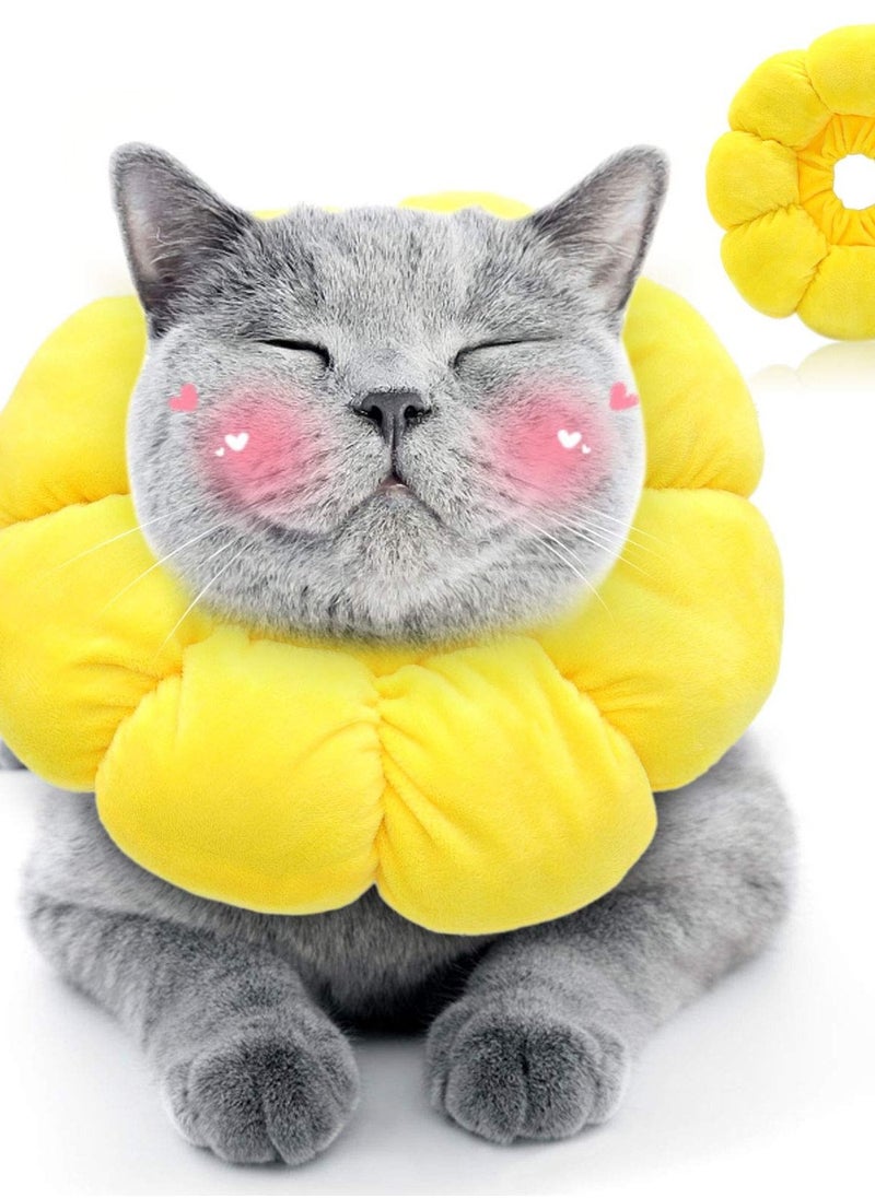 Cat Recovery Collar - Cute Sun Flower Neck Cat Cones After Surgery, Adjustable Cat E Collar, Surgery Recovery Elizabethan Collars for Kitten and Cats - pzsku/Z3705FCBA5A75B801427BZ/45/_/1712231416/3cd31c49-2ad6-4ae5-9d83-af24a3051650