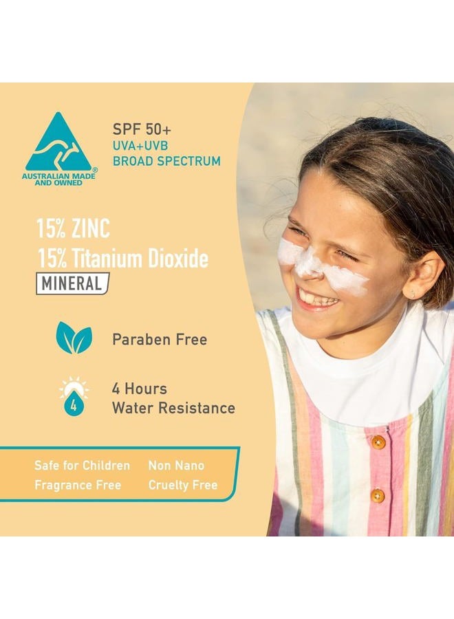 Sun Zapper Zinc Stick SPF 50+ Sunscreen 0.42 oz stick White - Image 2
