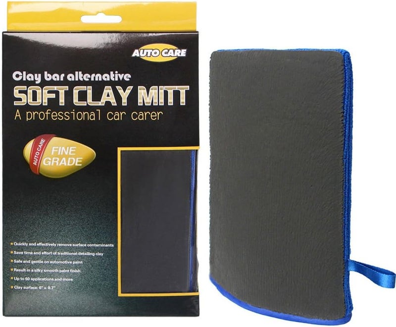 AUTO CARE Clay Mitt AutoCare Fine Grade Clay Bar Mitt Surface Prep Mitt Finish for Car Detailing Alternative Novel Detailing Tool Kit - Image 2