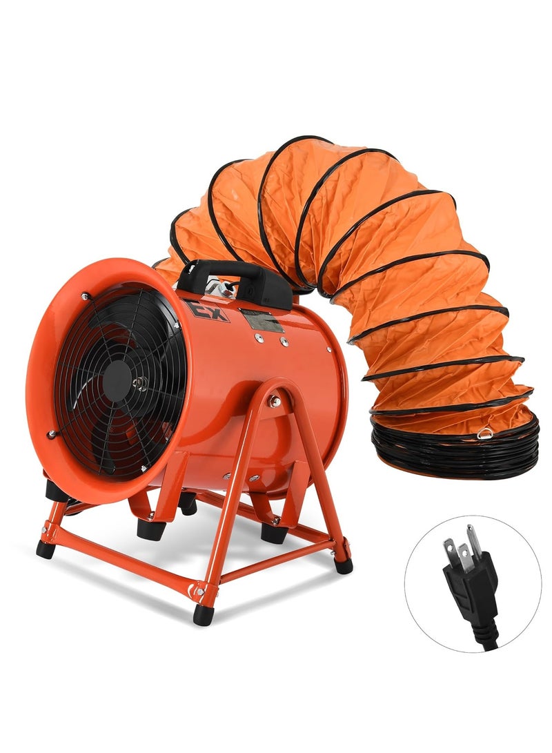 ABBASALI Blower Fan Hose 12 Inch Orange  - Image 4