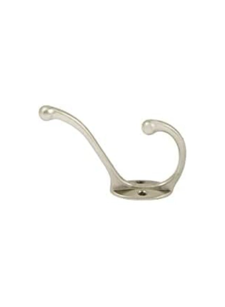 KNP KNP Hat And Coat Hook Heavy Duty Robe Hook Coat and Hat Hook with Round Base (Stainless Steel) 5Pcs 