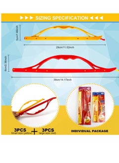 Generic 6 Pack Portable Food Bag Clips - Sturdy Sealing Clips for Snacks, Cereals & Coffee - 3 Red & 3 Yellow  - Image 2