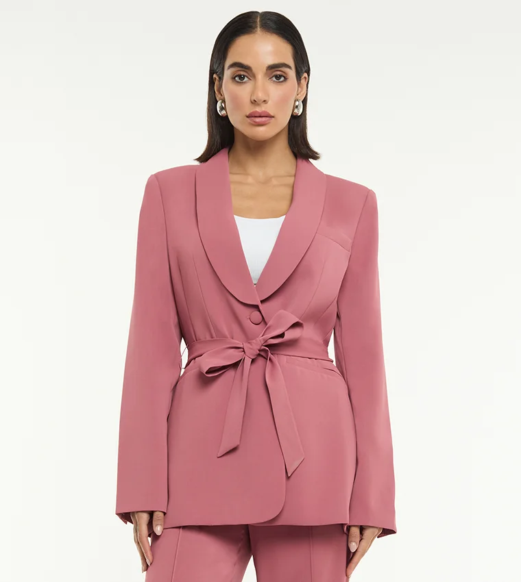 بي سي بي جي BCBG SHAWL COLLAR CREPE BLAZER
